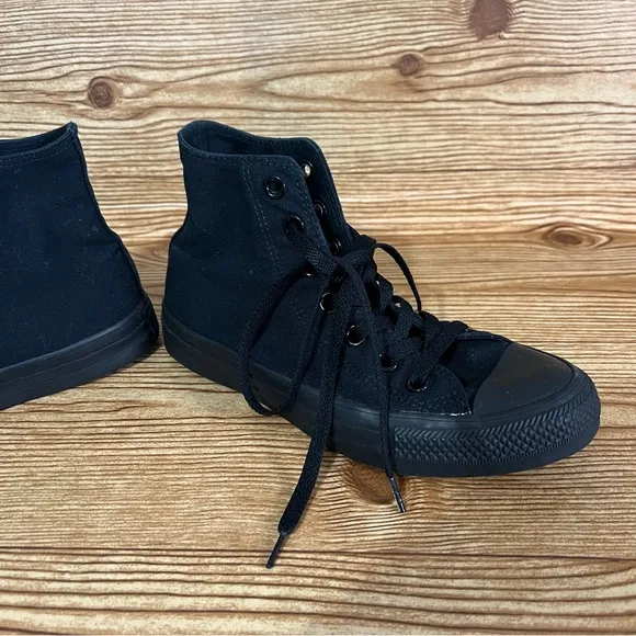 Converse Chuck Taylor All Star Unisex High Top Monochrome Black Men's 4 Womens 6