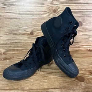Converse Chuck Taylor All Star Unisex High Top Monochrome Black Men's 4 Womens 6