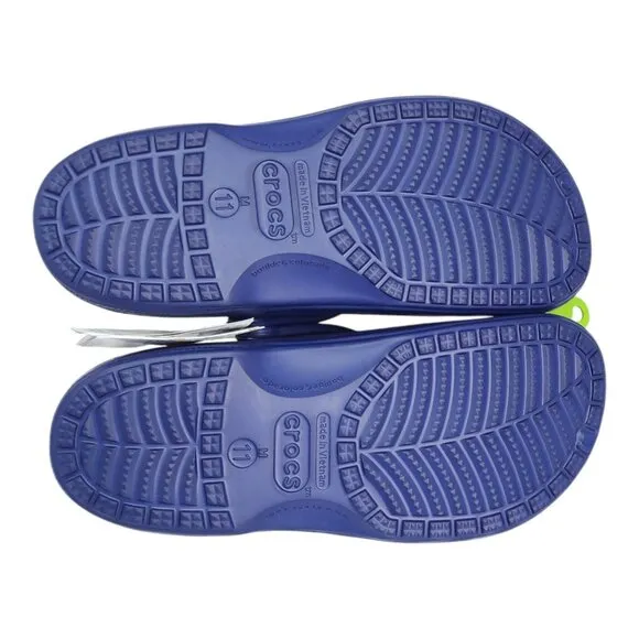 Crocs Unisex Ralen Lined Clog Slipper Soft Fuzzy Navy Size Men 11 Comfort