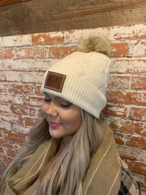 Cuddles for Two Pom Beanie