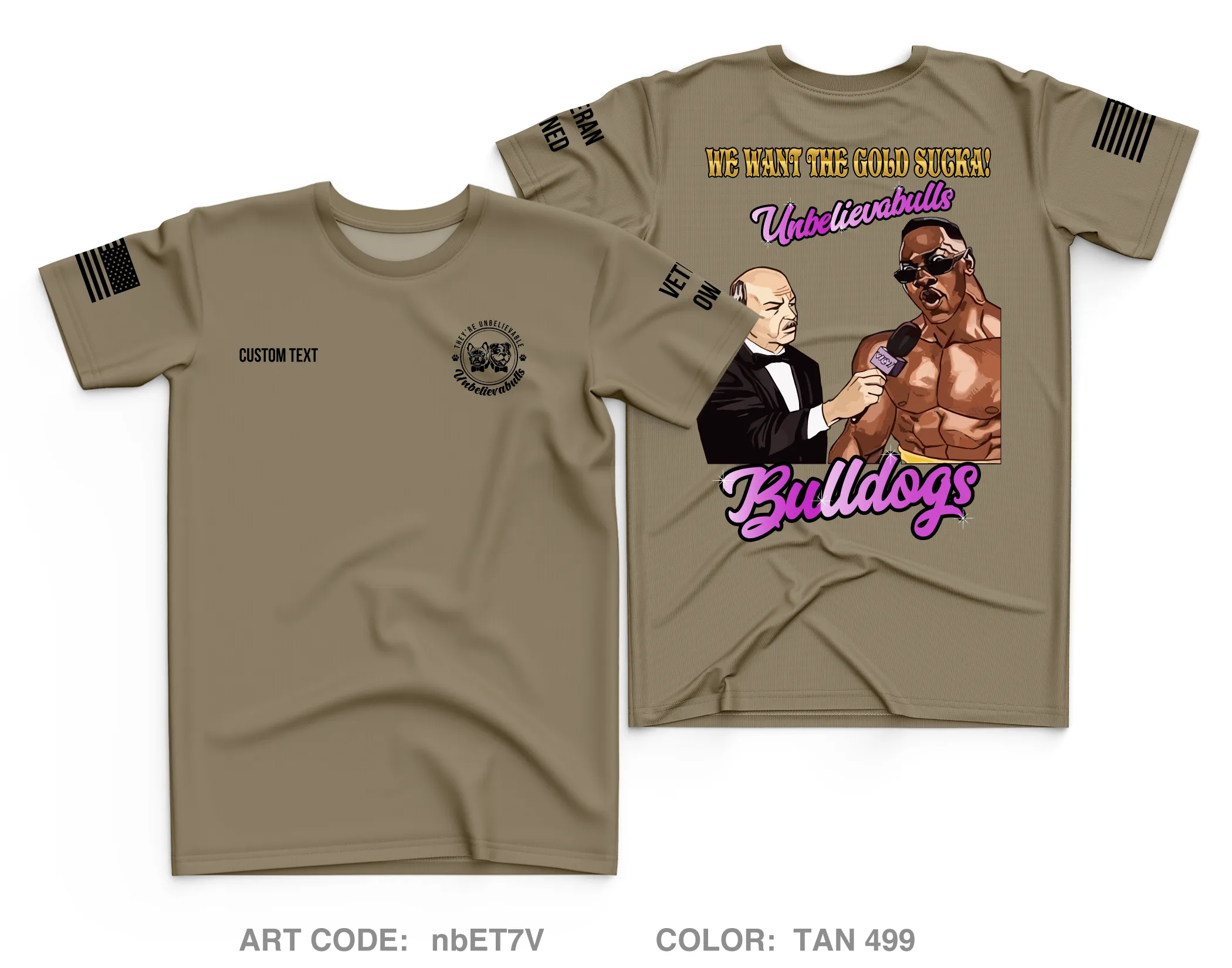 Custom Unbelievabulls Core Men's SS Performance Tee - nbET7V
