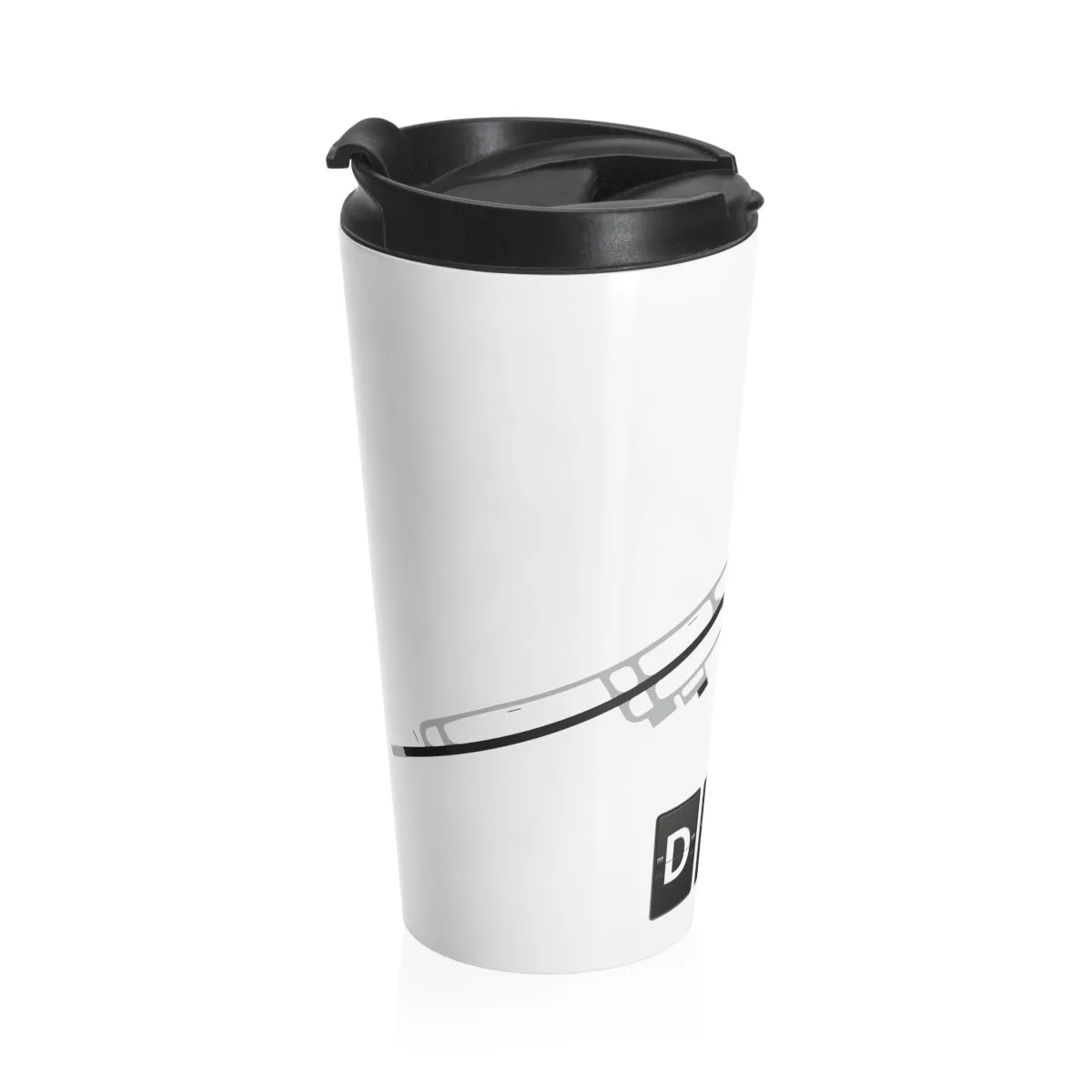 DAB Airport Diagram - Stainless Steel Travel Mug