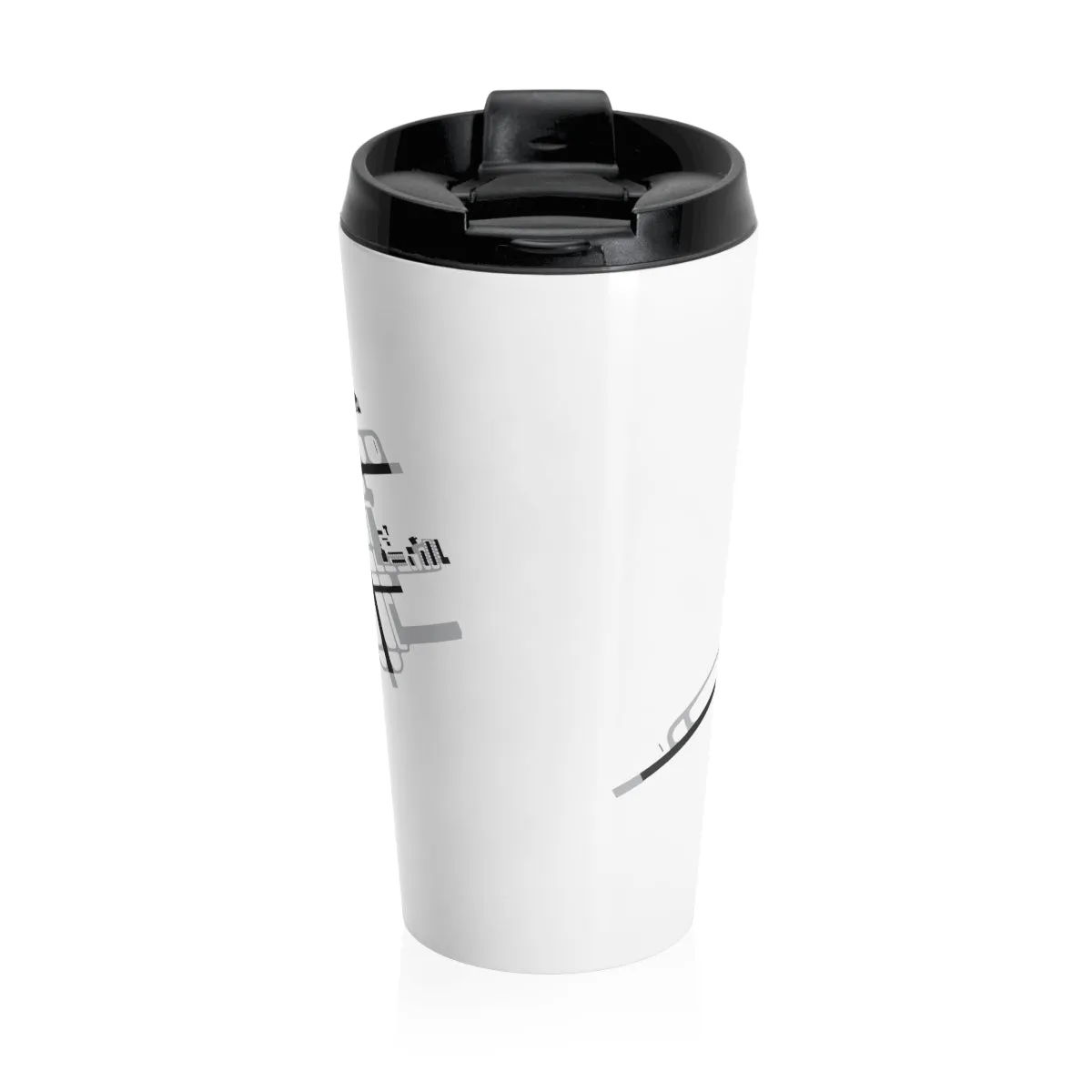 DAB Airport Diagram - Stainless Steel Travel Mug