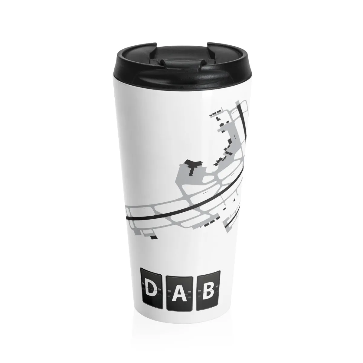 DAB Airport Diagram - Stainless Steel Travel Mug