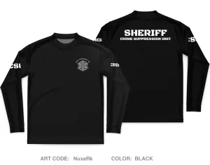 DCSO Crime Suppression Unit Store 1 Core Men's LS Performance Tee - NuxeRk