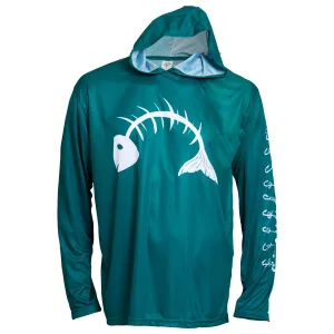 Dead Fish Hook Fish Skeleton Hoodie