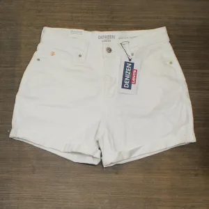 DENIZEN from Levi's Women's High-Rise Jean Shorts 78175972 White 6