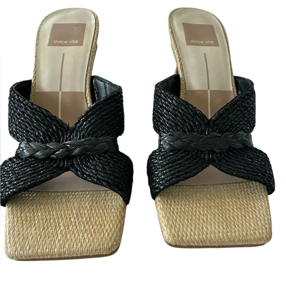 Dolce Vita Nitro Rafia Heeled Sandal