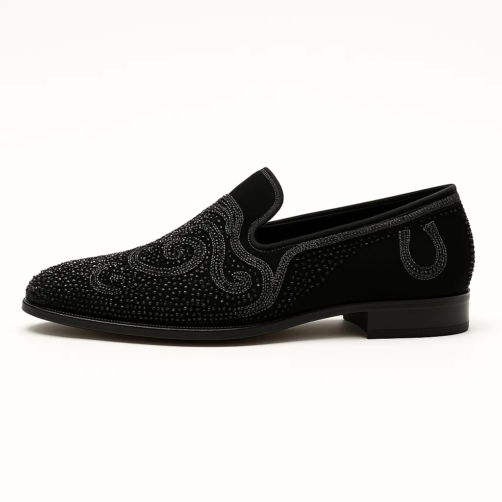 Domoir | Spiked Heel Loafers