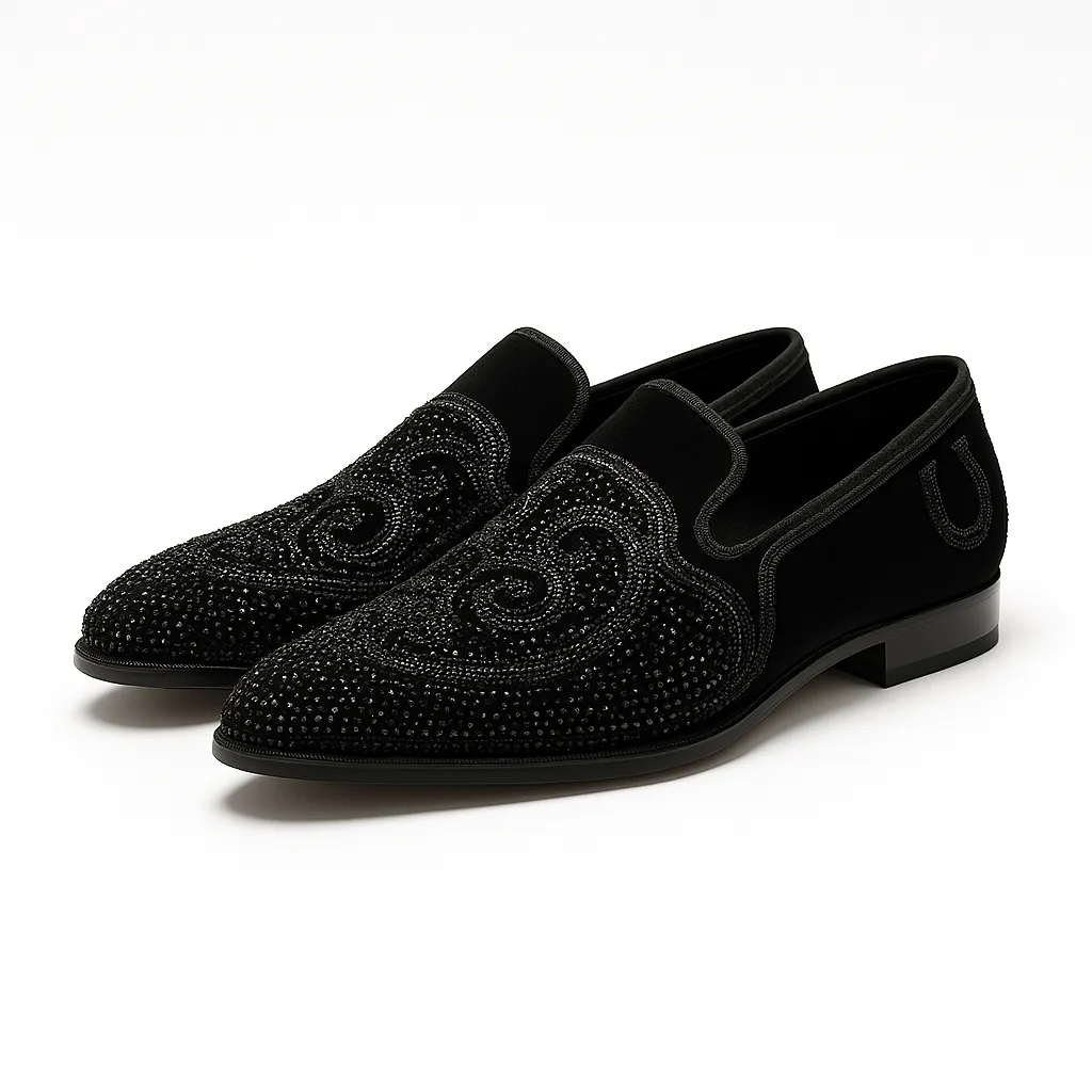 Domoir | Spiked Heel Loafers