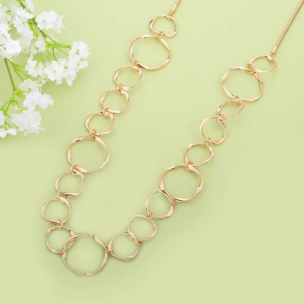 Elegant Long Chain Necklace