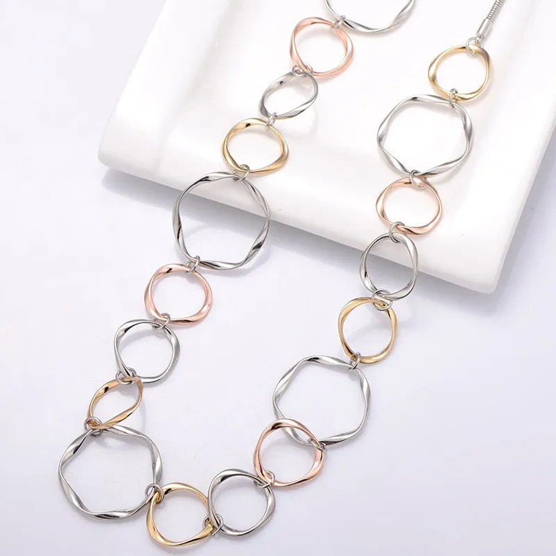 Elegant Long Chain Necklace