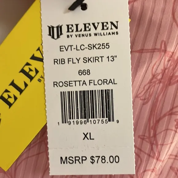 Eleven by Venus Tennis/Golf/Pickleball Skort, NWT!