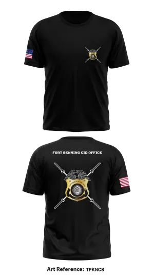 Fort Benning CID Office Store 1 Core Men's SS Performance Tee - tPKNcS