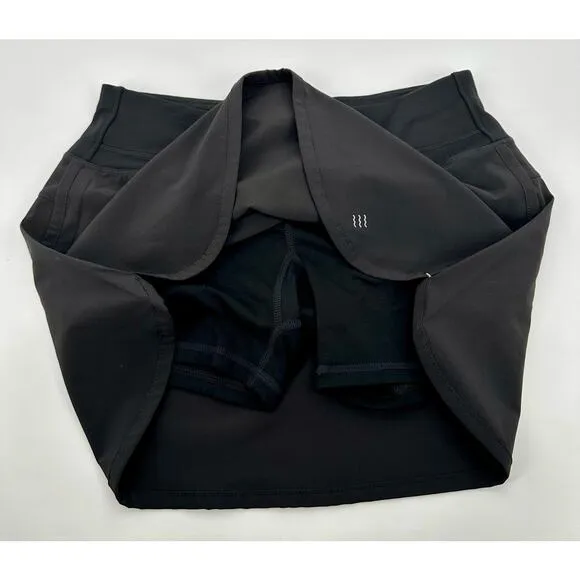 Free Fly Women's Bamboo Lined Active Breeze Skort Size S Black
