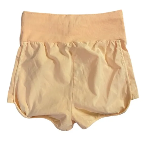 FREE PEOPLE Limitless Foldable Shorts in Peach NWOT $48