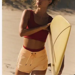 FREE PEOPLE Limitless Foldable Shorts in Peach NWOT $48