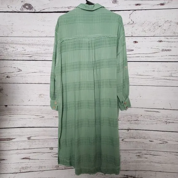 Free People Sahara Sounds Shirt Dress Small NWT