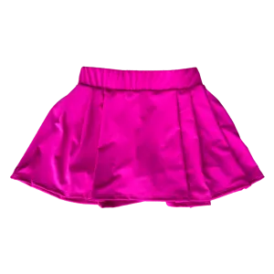 Fuchsia Solid Athletic Skort