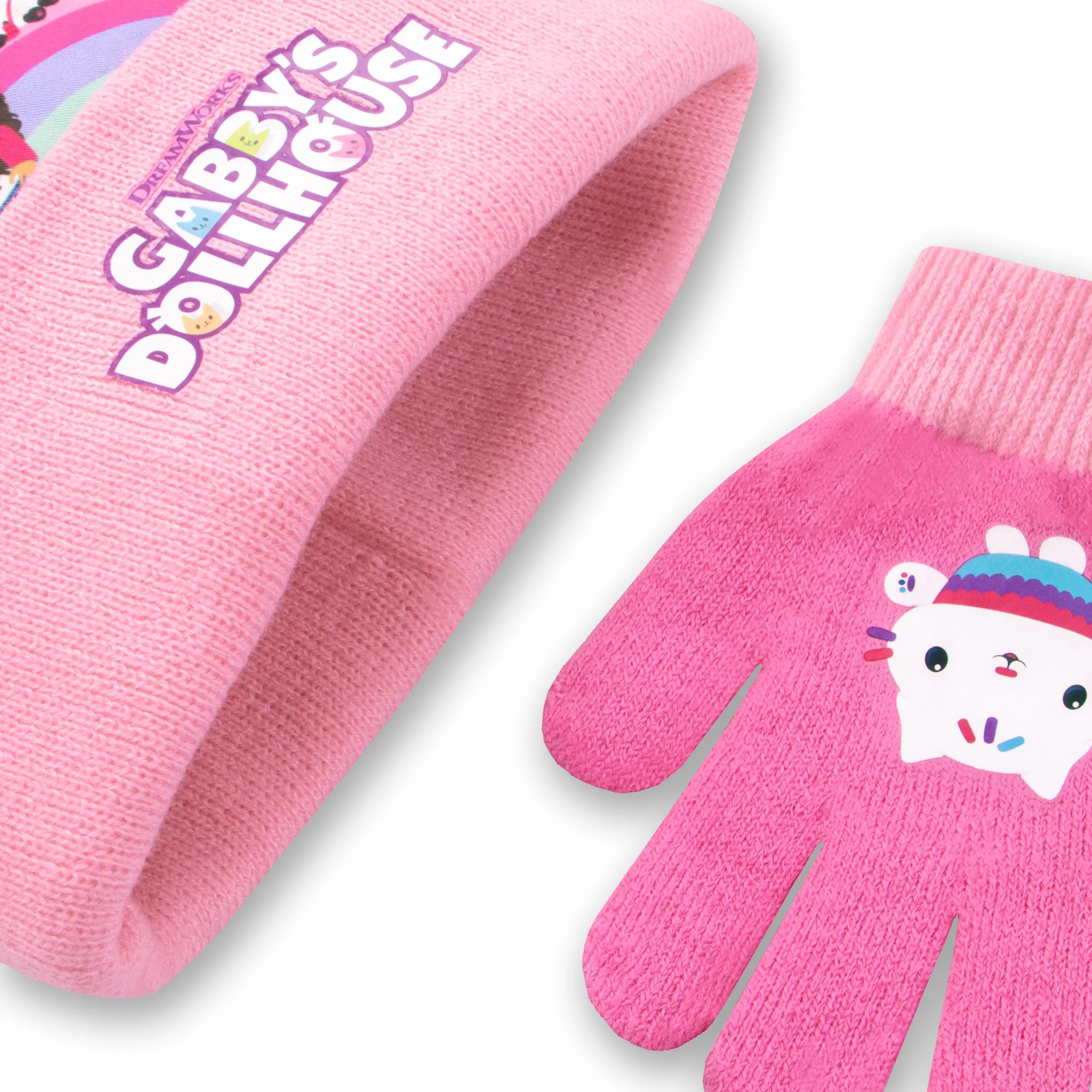 Gabby's Dollhouse Hat and Gloves Set