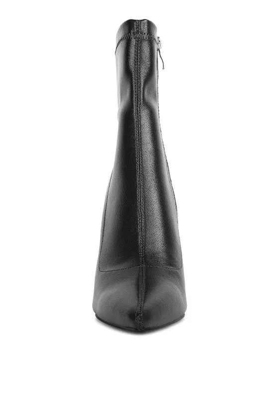 Gear up in Style- Faux Leather Ankle Boots