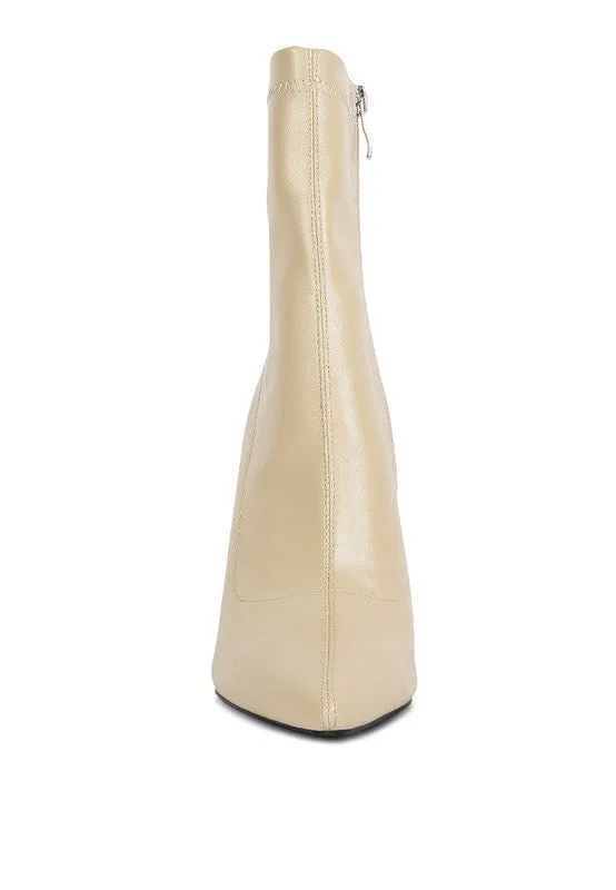 Gear up in Style- Faux Leather Ankle Boots