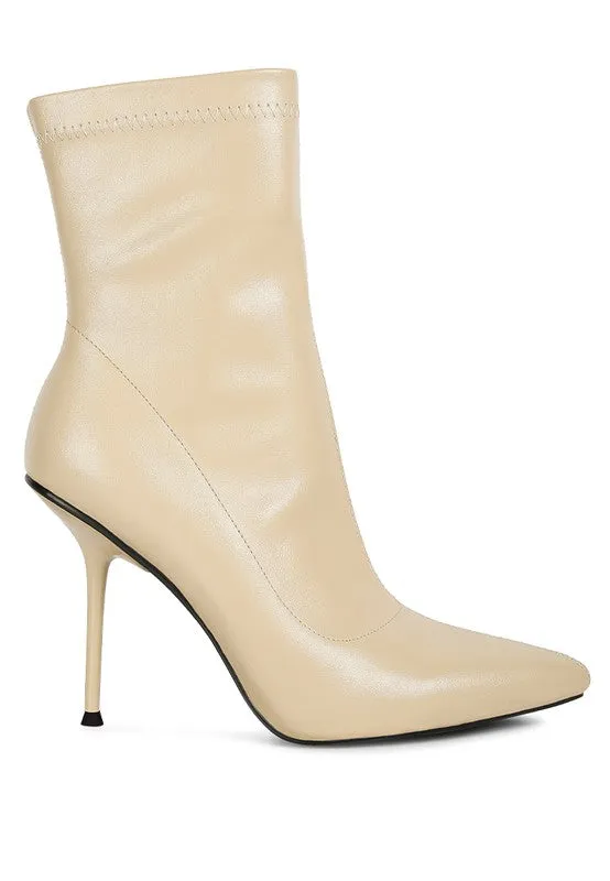 Gear up in Style- Faux Leather Ankle Boots