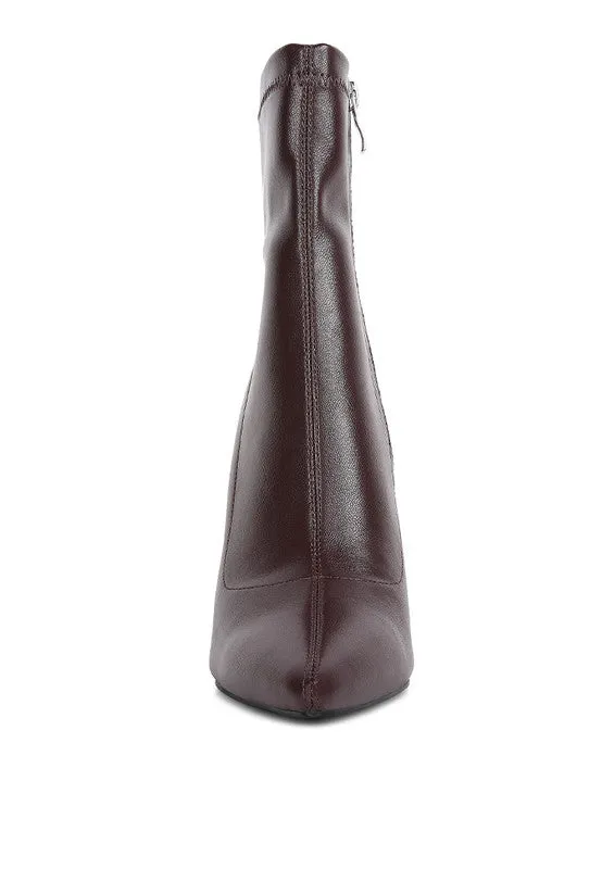 Gear up in Style- Faux Leather Ankle Boots