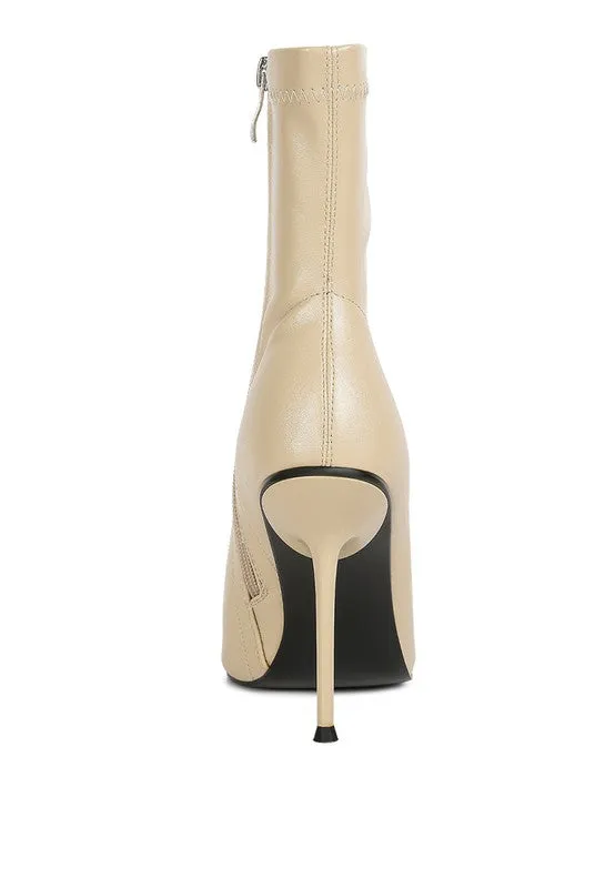 Gear up in Style- Faux Leather Ankle Boots