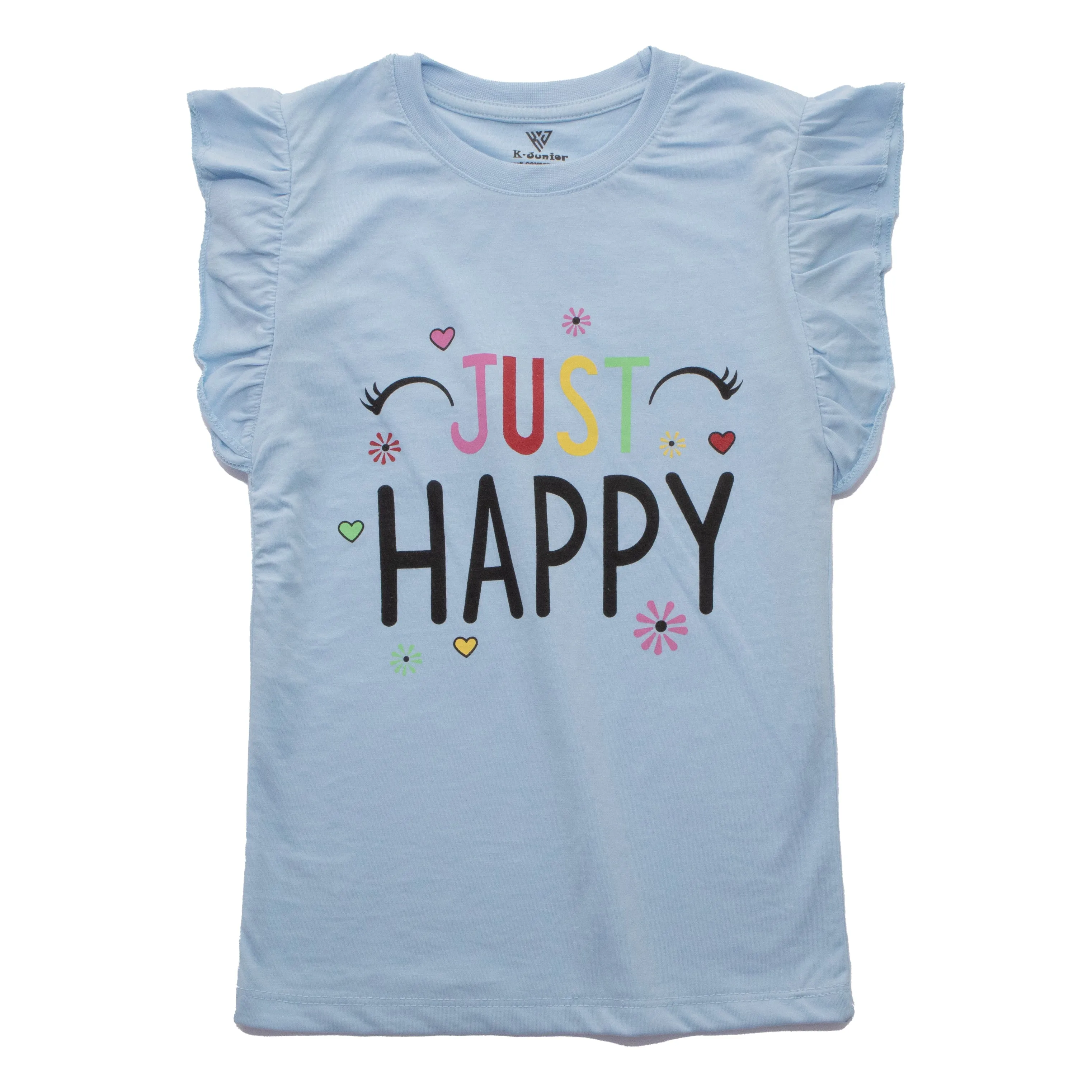 Girls H/S t shirt code - (happy)