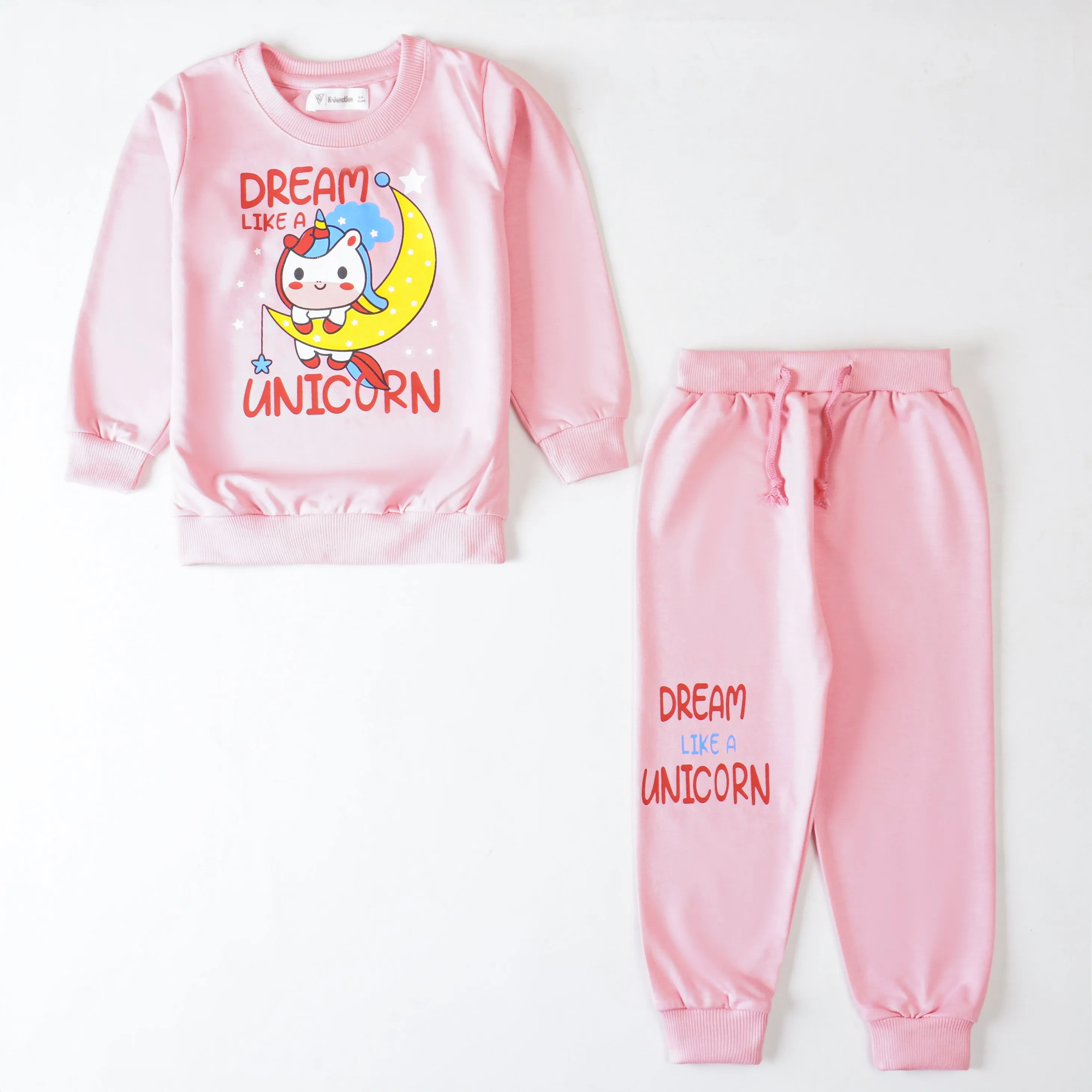 Girls Printed Full Sleeve Suit
