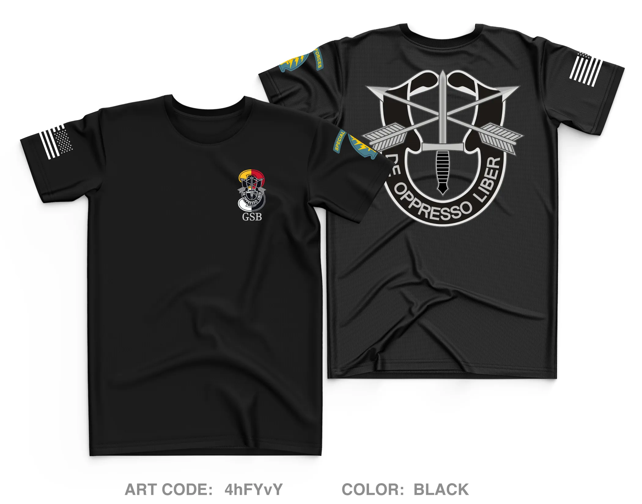 Group Support Battalion, 3D SFG(A) Core Men's SS Performance Tee - 4hFYvY