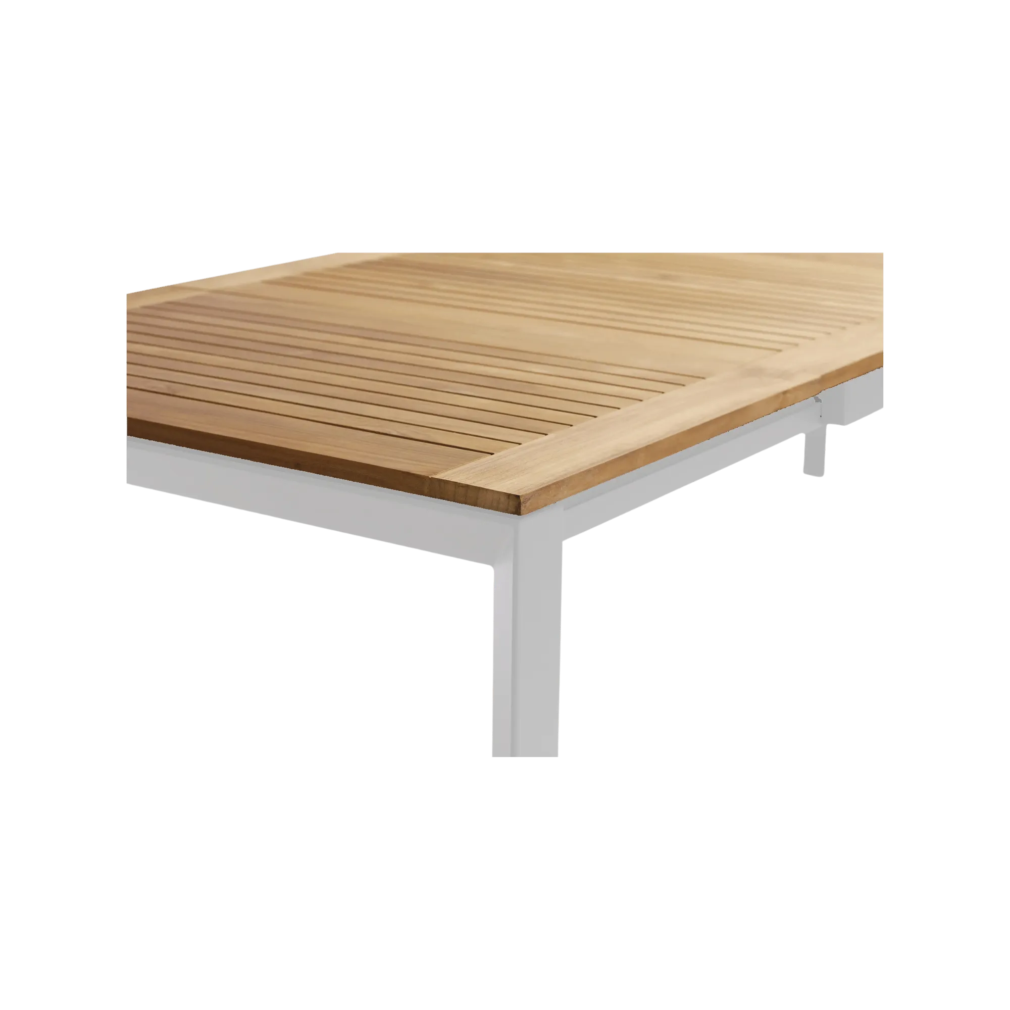 Grove Large Extension Outdoor Dining Table 220/280x100 - White