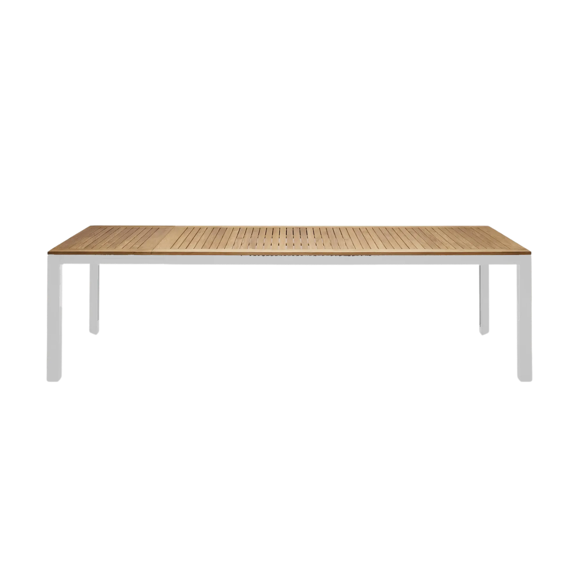 Grove Large Extension Outdoor Dining Table 220/280x100 - White