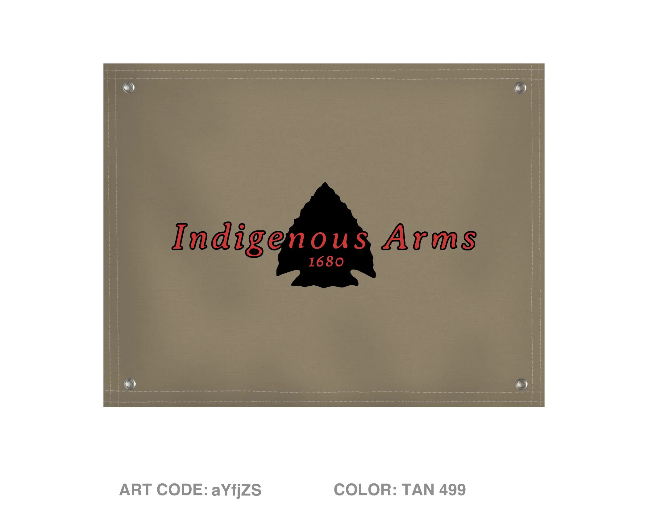 Indigenous Arms 1680 Training Banner Flag - aYfjZS