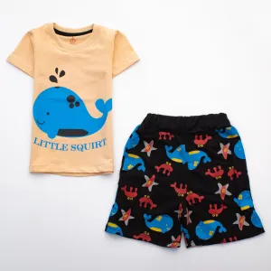 Infant Baba Half Sleeves 2 Piece Suit ( Little Squirt )