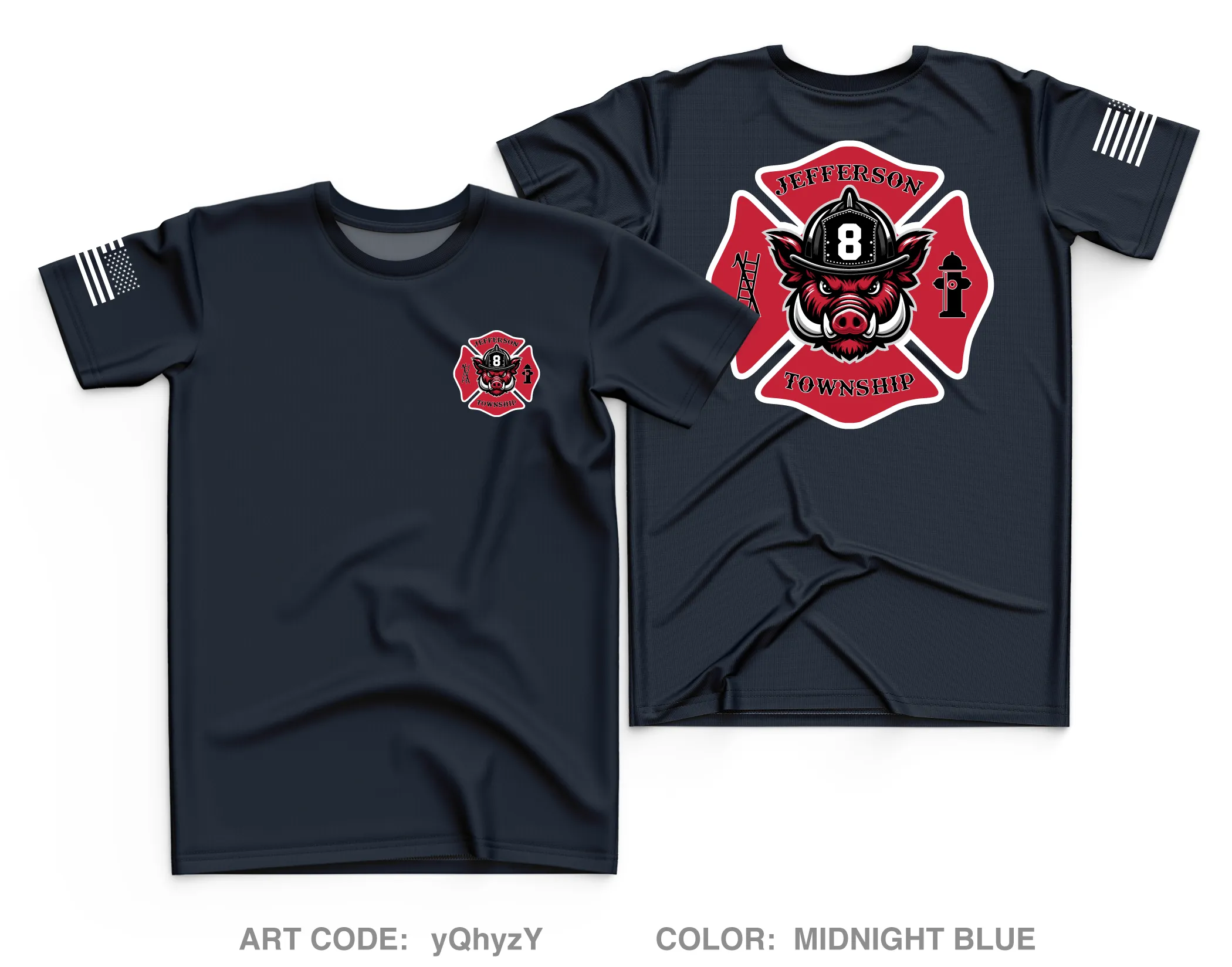 Jefferson Twp Fire/Rescue Store 1 Core Men's SS Performance Tee - yQhyzY