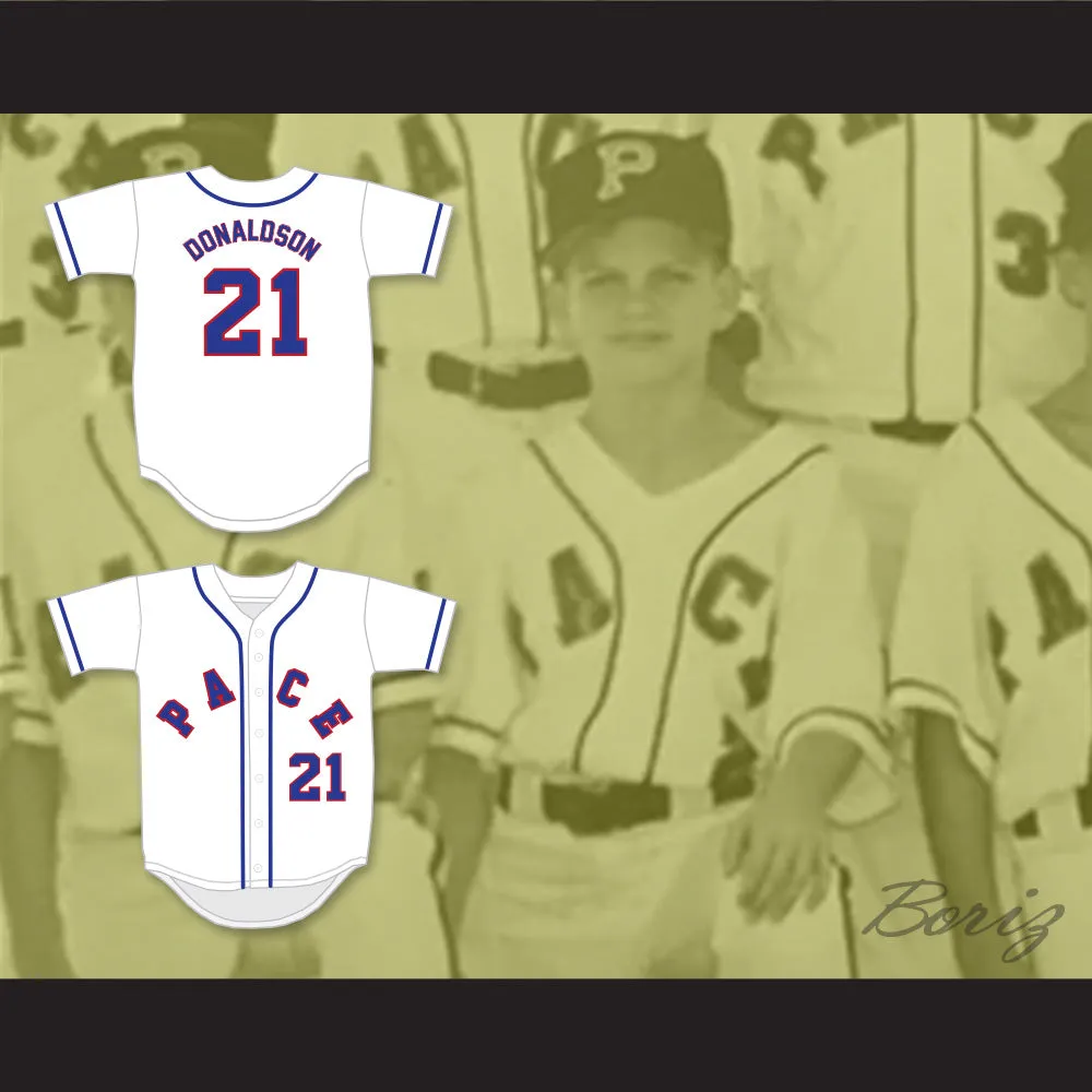Josh Donaldson 21 Pace Athletic and Recreation Association White Baseball Jersey 2