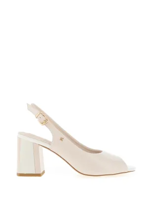 Kate Appleby Helier Boucle Heeled Loafers, Almond