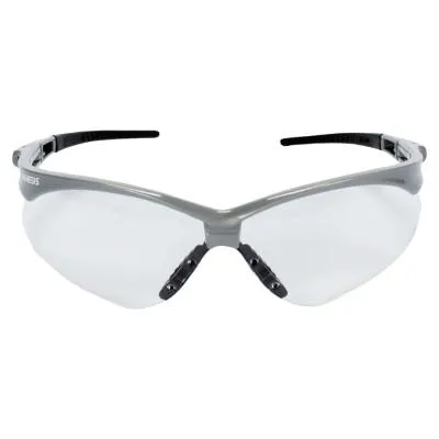 Kimberly-Clark Professional V30 Nemesis Safety Glasses, Clear Lens, Polycarbonate, Anti-Fog, Silver Frame, 47388