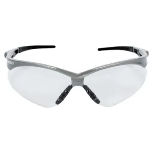 Kimberly-Clark Professional V30 Nemesis Safety Glasses, Clear Lens, Polycarbonate, Anti-Fog, Silver Frame, 47388