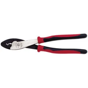 Klein Tools Journeymanƒ?› Crimping/Cutting Tool, 9.75 in, 10-22 AWG, J1005