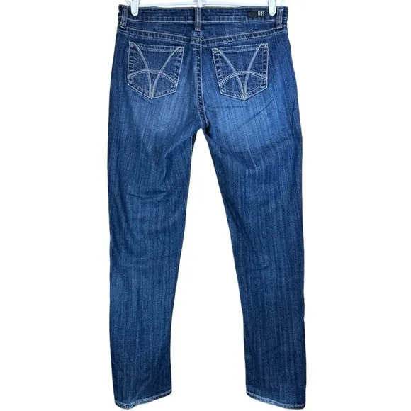 Kut From The Kloth Womens Straight Leg Jeans, Stevie High Rise Western, Size 10