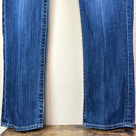 Kut From The Kloth Womens Straight Leg Jeans, Stevie High Rise Western, Size 10