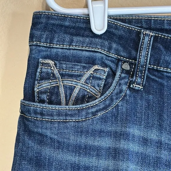 Kut From The Kloth Womens Straight Leg Jeans, Stevie High Rise Western, Size 10