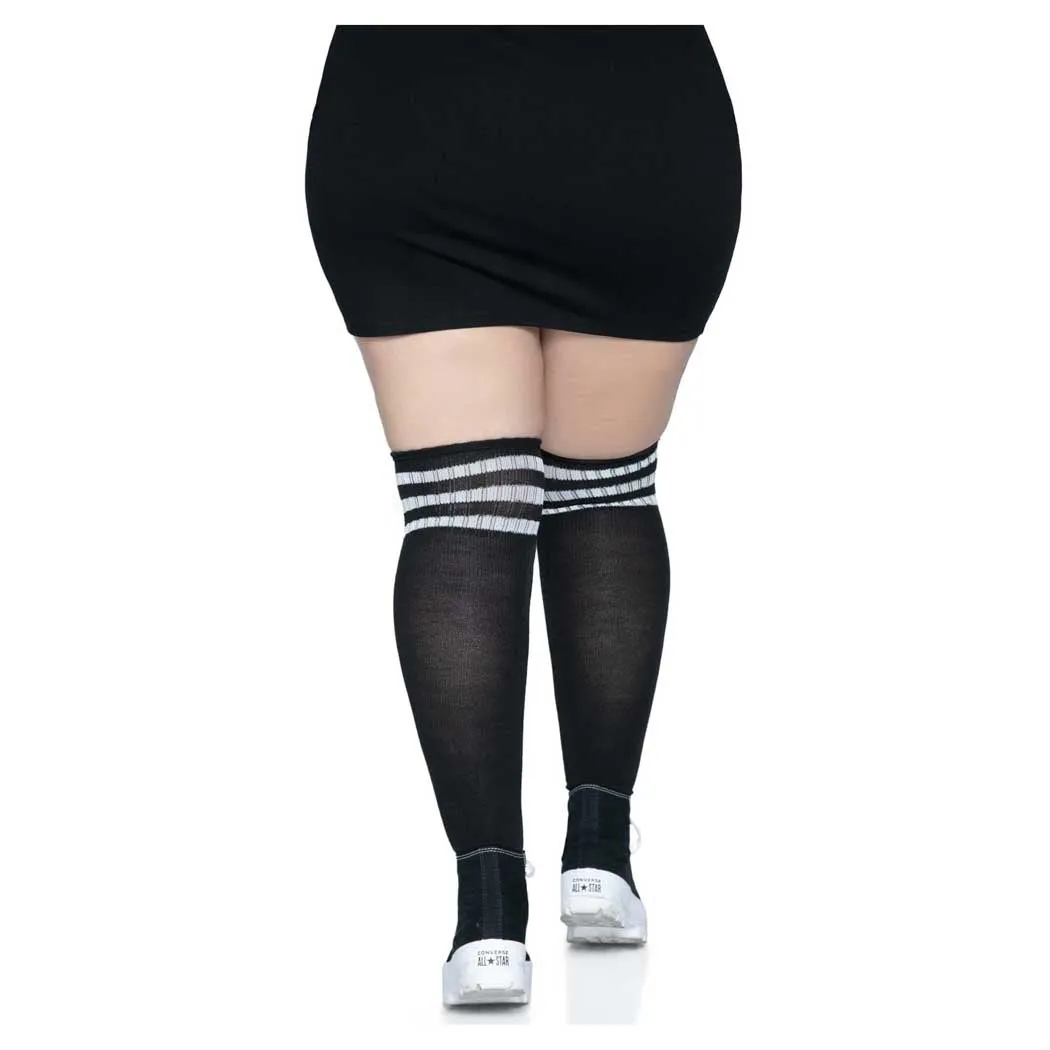 Leg Avenue Kellee Plus Athletic Over The Knee Socks