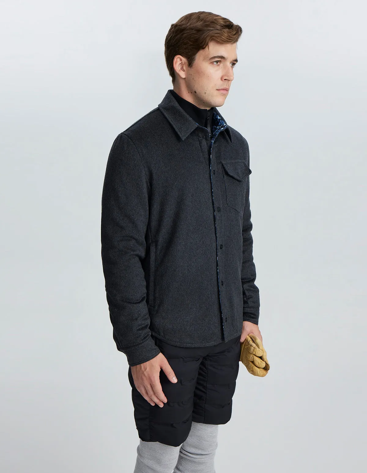Lenado Cashmere Shirt Jacket