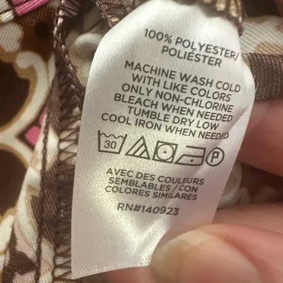 LOFT Dress Geometric Paisley Graphic Gold Buttons Dress Size 12 MSRP 129 NWT