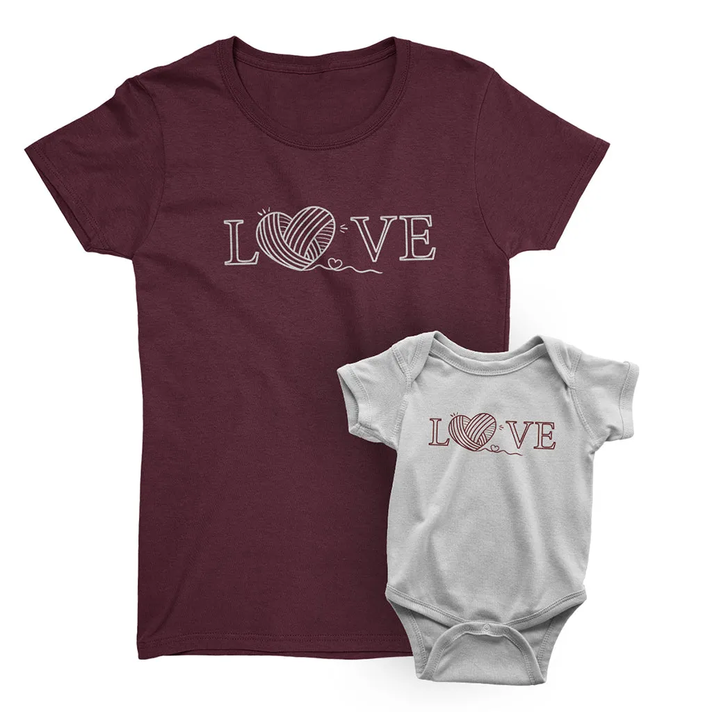 Love - Graphic Matching T-Shirts for Mommy and Me