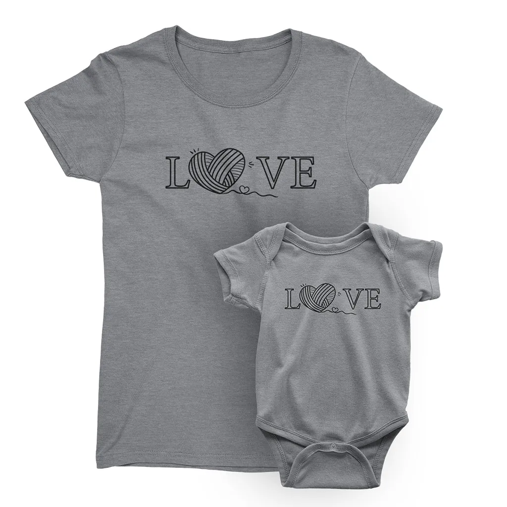 Love - Graphic Matching T-Shirts for Mommy and Me